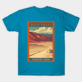 Death Valley National Park Vintage Travel  Poster T-Shirt